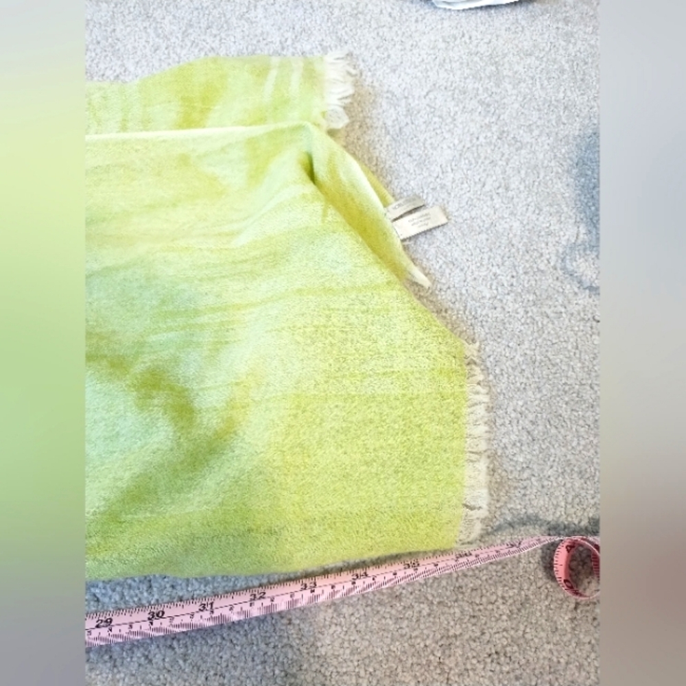 Nordstrom cashmere green scarf